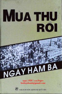 Mùa thu rồi, ngày hăm ba T.1